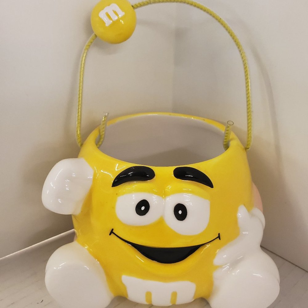 Easter ceramic M & M candy dish or planter or what have you.